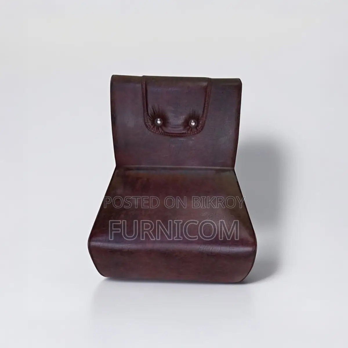 Armless Ply-Wood Armchair -Coffee