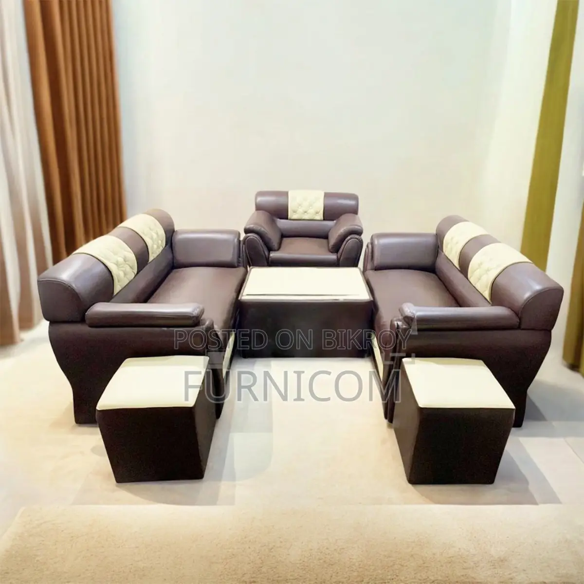 Round Wedge Luxury Sofa Set with tool set