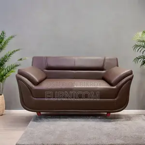 Rolled Arm 2 Seater Sofa - Chocolate