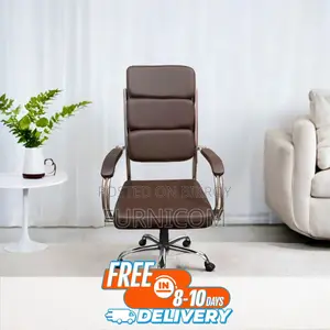 Boss Chair cum Executive Swivel Hydraulic Chair-360 Degree Rotation (F