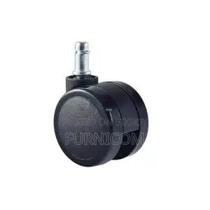 Hooded Wheels for Office Chair & Trolly-Full Black/High Durable Stainl