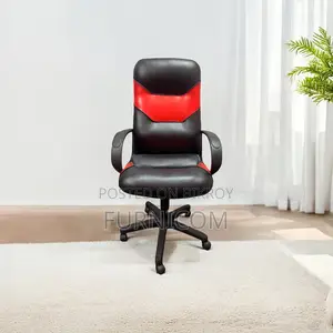 Super Comfy Swivle Executive Home and Office Chair-Faux Leather-MS Fra