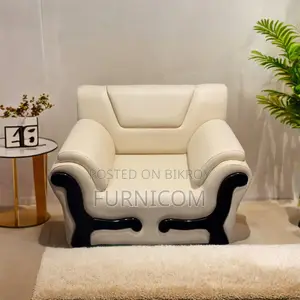 Single Seater Rolled Arm Leaqueared Sofa High Quality Artificial Leath