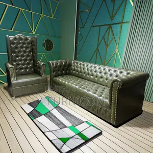 King Chair With Chesterfeild Sofa