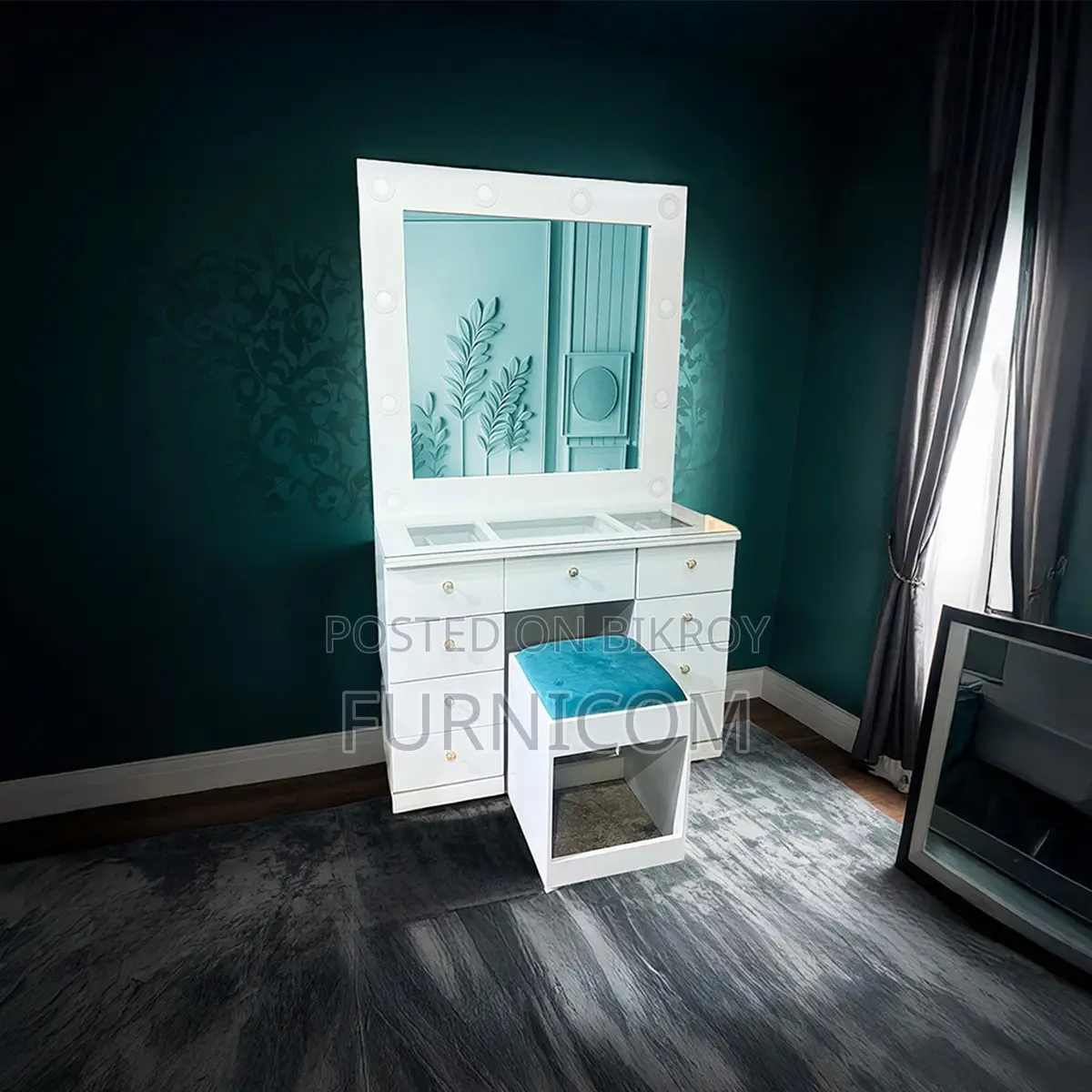 Vanity Set/ Dressing Table Set/ Dressing Table With Dressing Stool