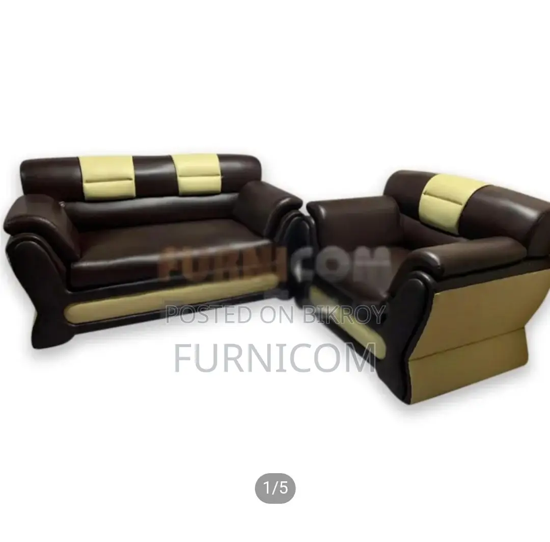 Round Wedge Luxury Sofa Set (2+1) - Sofa