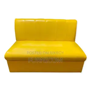 Stylish and New two seater sofa armless - Yellow