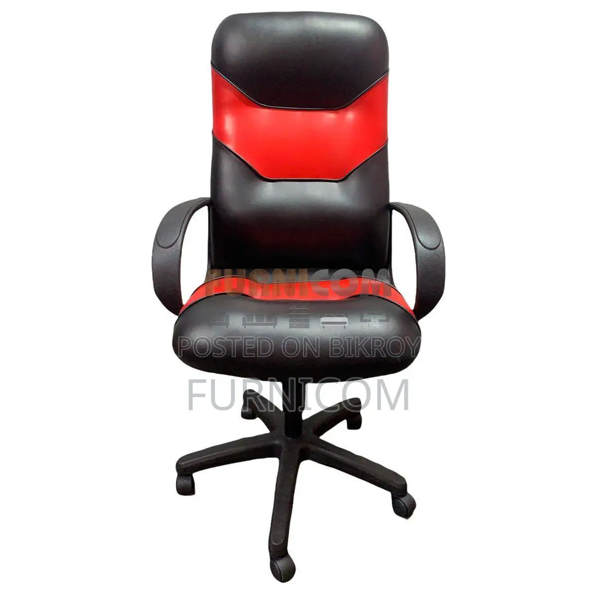 Super Comfy Swivle Executive Home and Office Chair-Faux Leather-MS Fra
