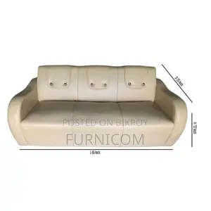 Furnicom Deep Cushioning 3 Seater Sofa for ultimate comfort Living Roo