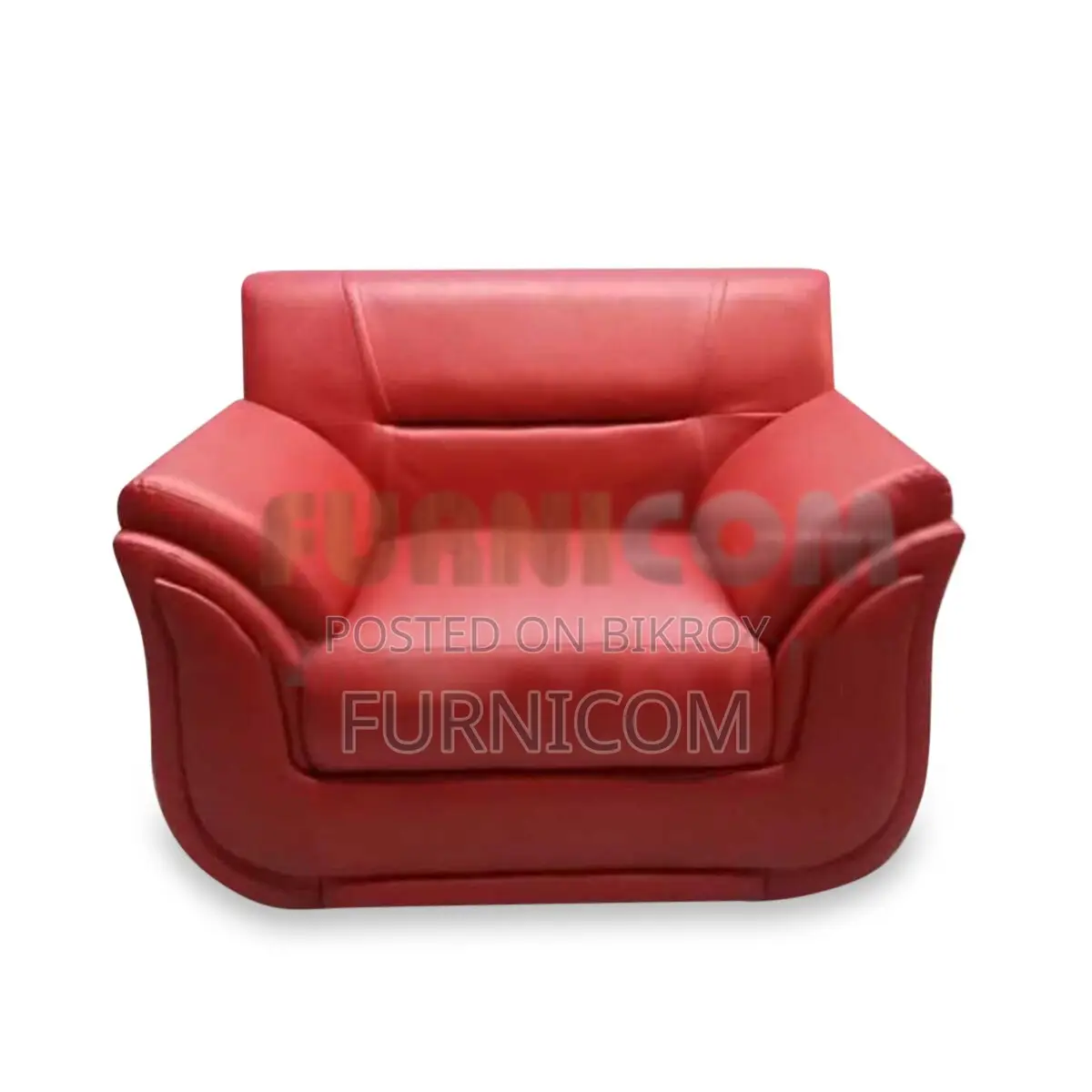Rolled Arm Fluffy Armchair