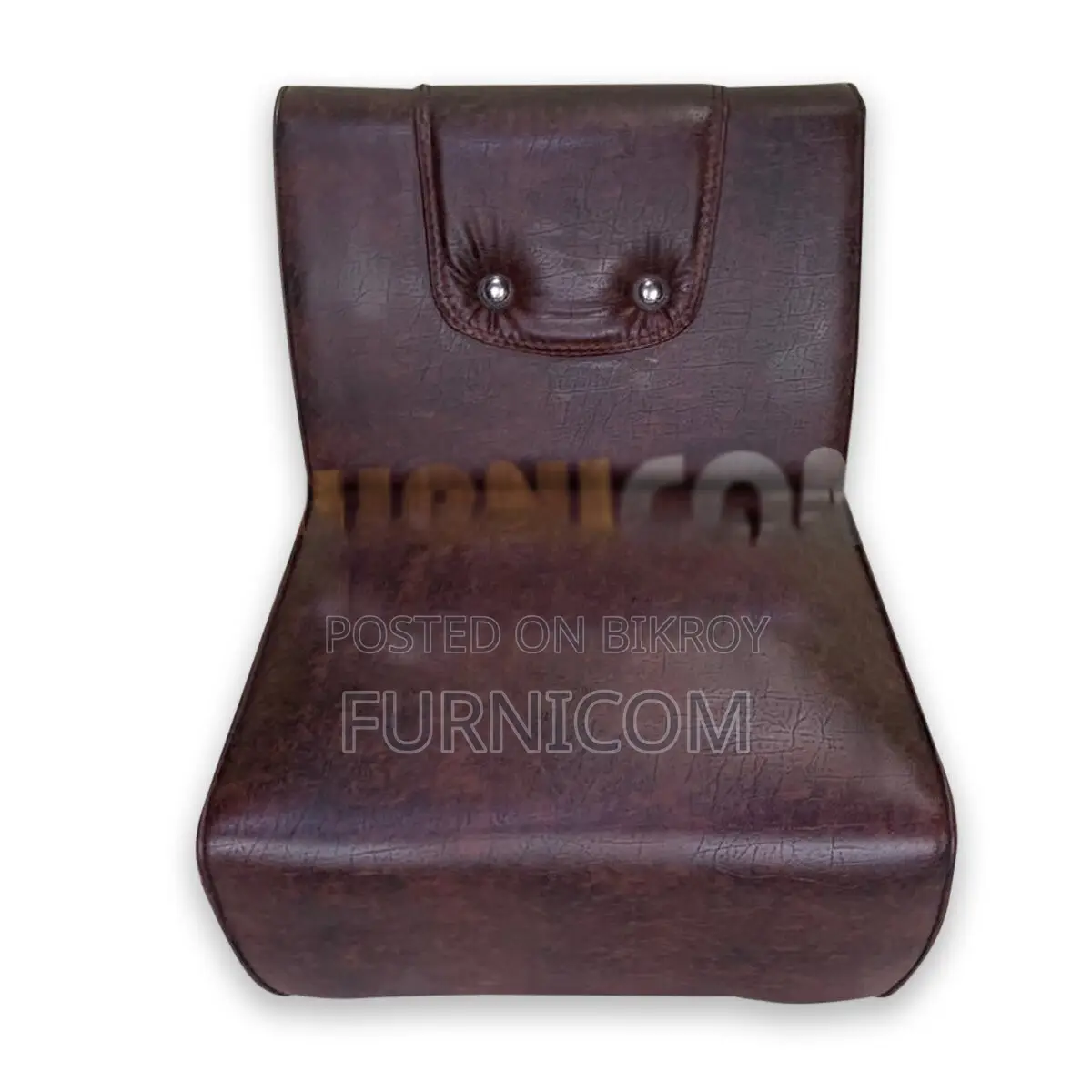 Armless Ply-Wood Armchair -Coffee