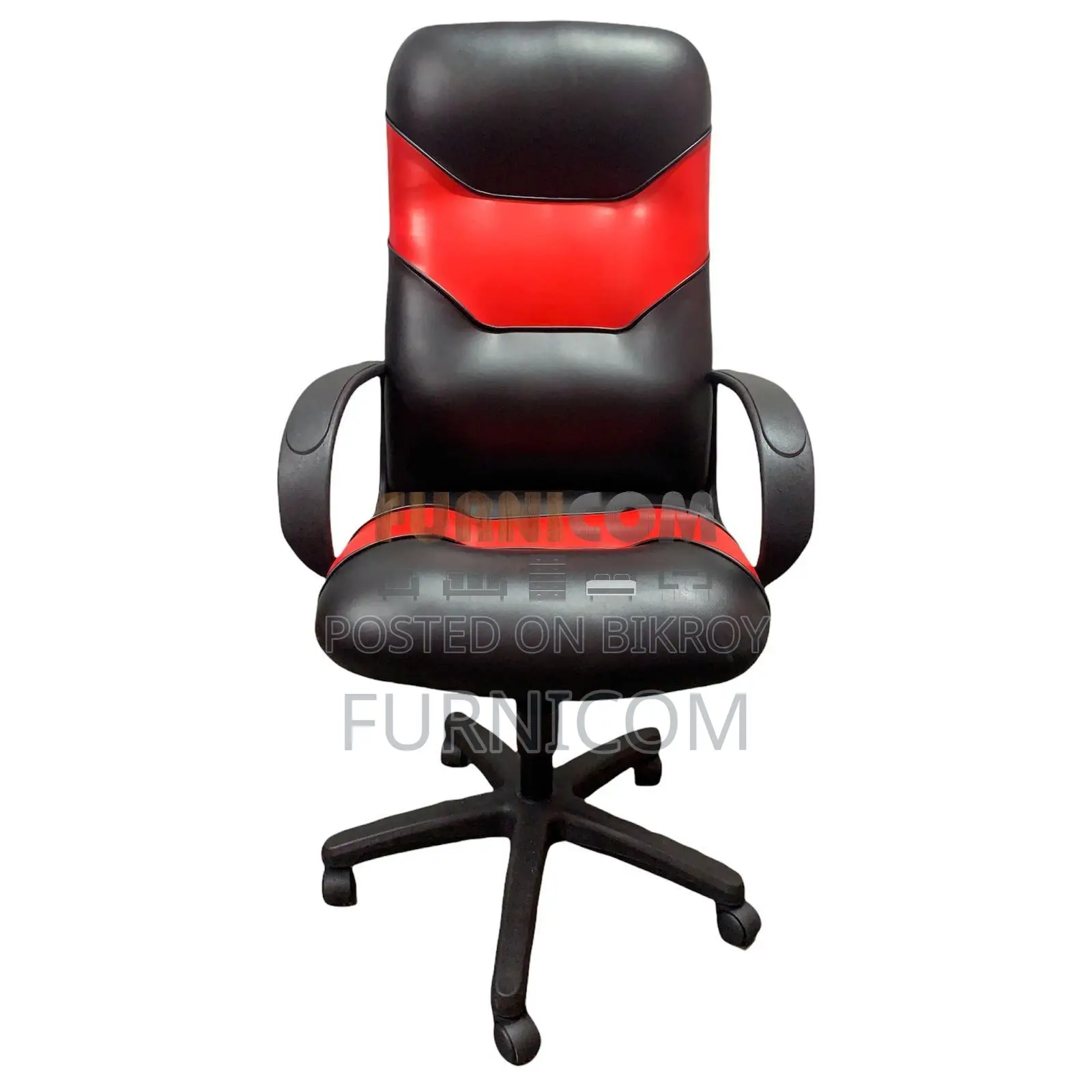 Super Comfy Swivle Executive Home and Office Chair-Faux Leather-MS Fra