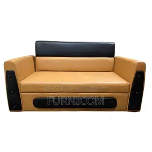 Two Seater Family Sofa Set - Brown Color