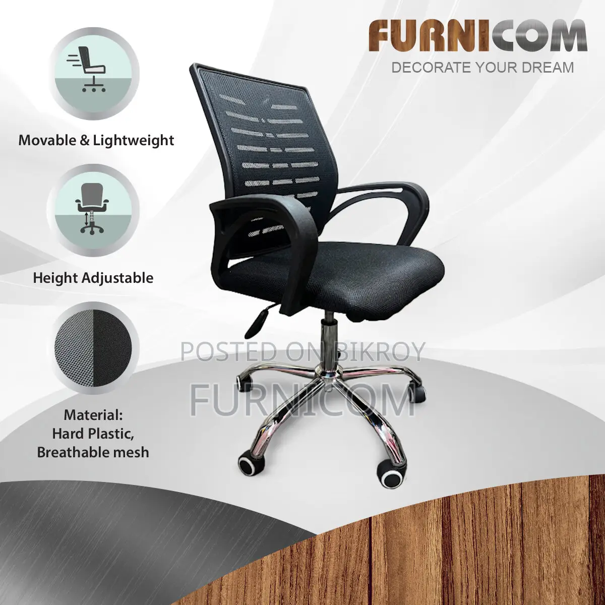 Executive Moveable Office Chair - Chair