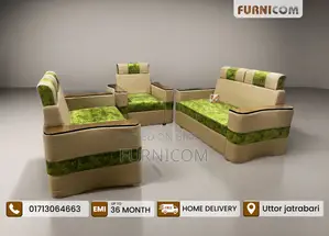 Modern & Elegant 2+2+1=5 Seater Sofa Set