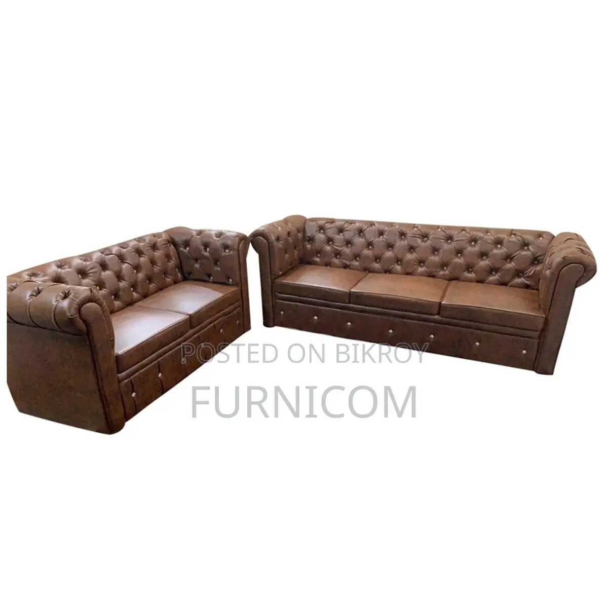 High-quality Chesterfield Sofa (3 + 2)