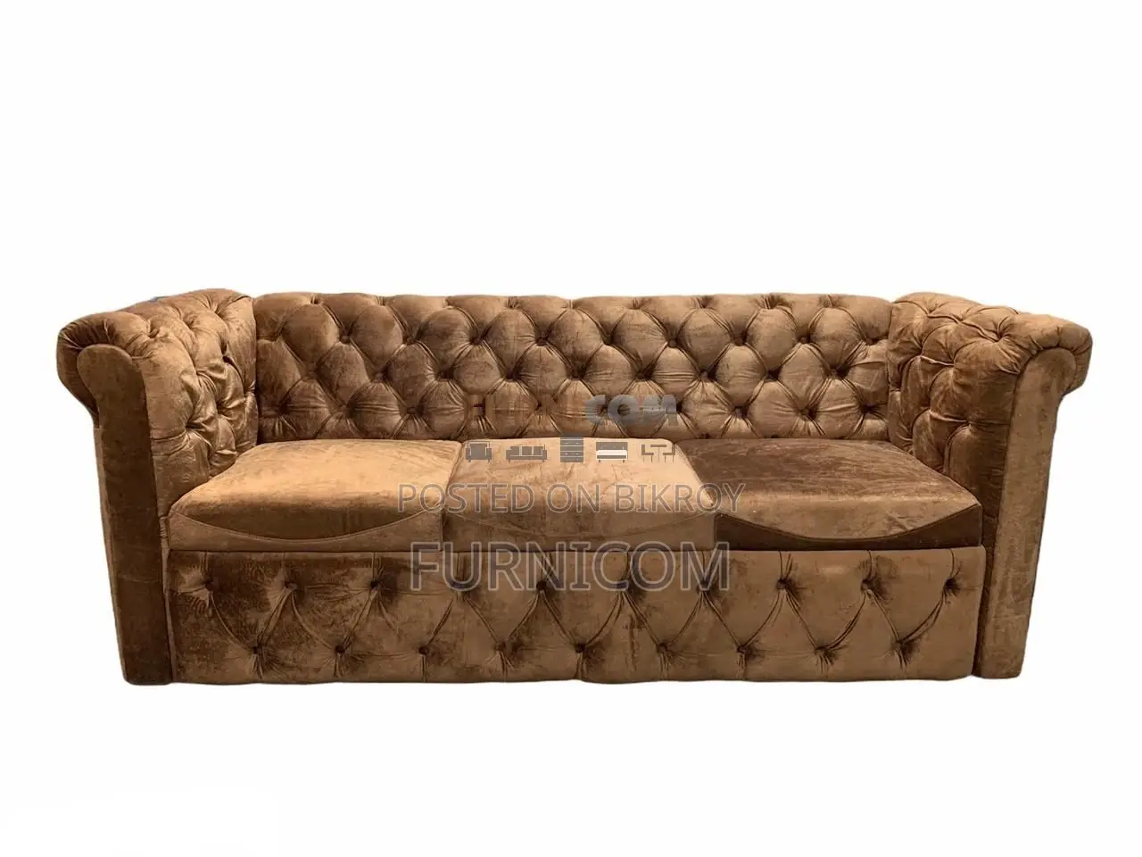 Chesterfield Sofa Velvet (3 seater)