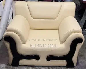 Single Seater Rolled Arm Leaqueared Sofa High Quality Artificial Leath