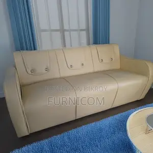 Furnicom Deep Cushioning 3 Seater Sofa for ultimate comfort Living Roo
