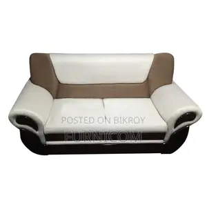 Rolled Arm Velvet Fluffy Sofa (2 seater)