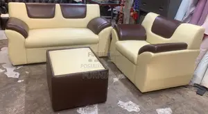 Rolled Arm Fluffy Sofa Set with Tea Table (3+2+1)