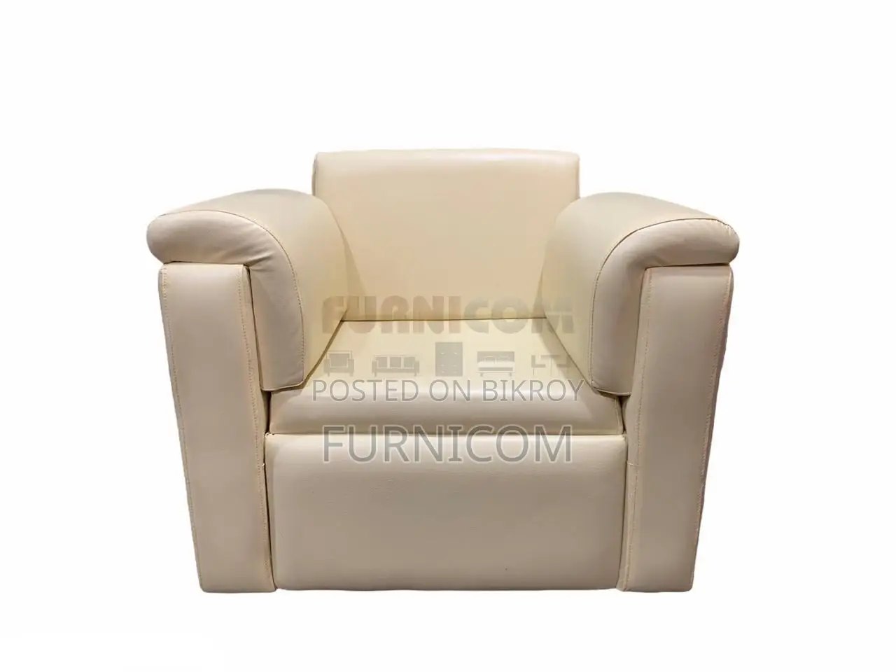 Rolled Arm Sturdy Sofa Set (2+1)