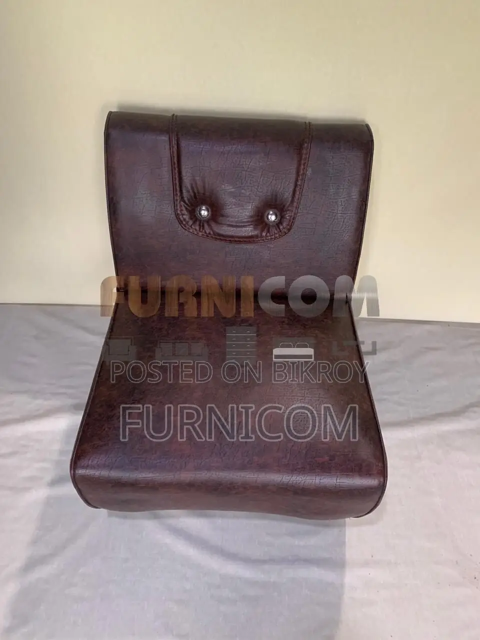 Armless Ply-Wood Armchair -Coffee