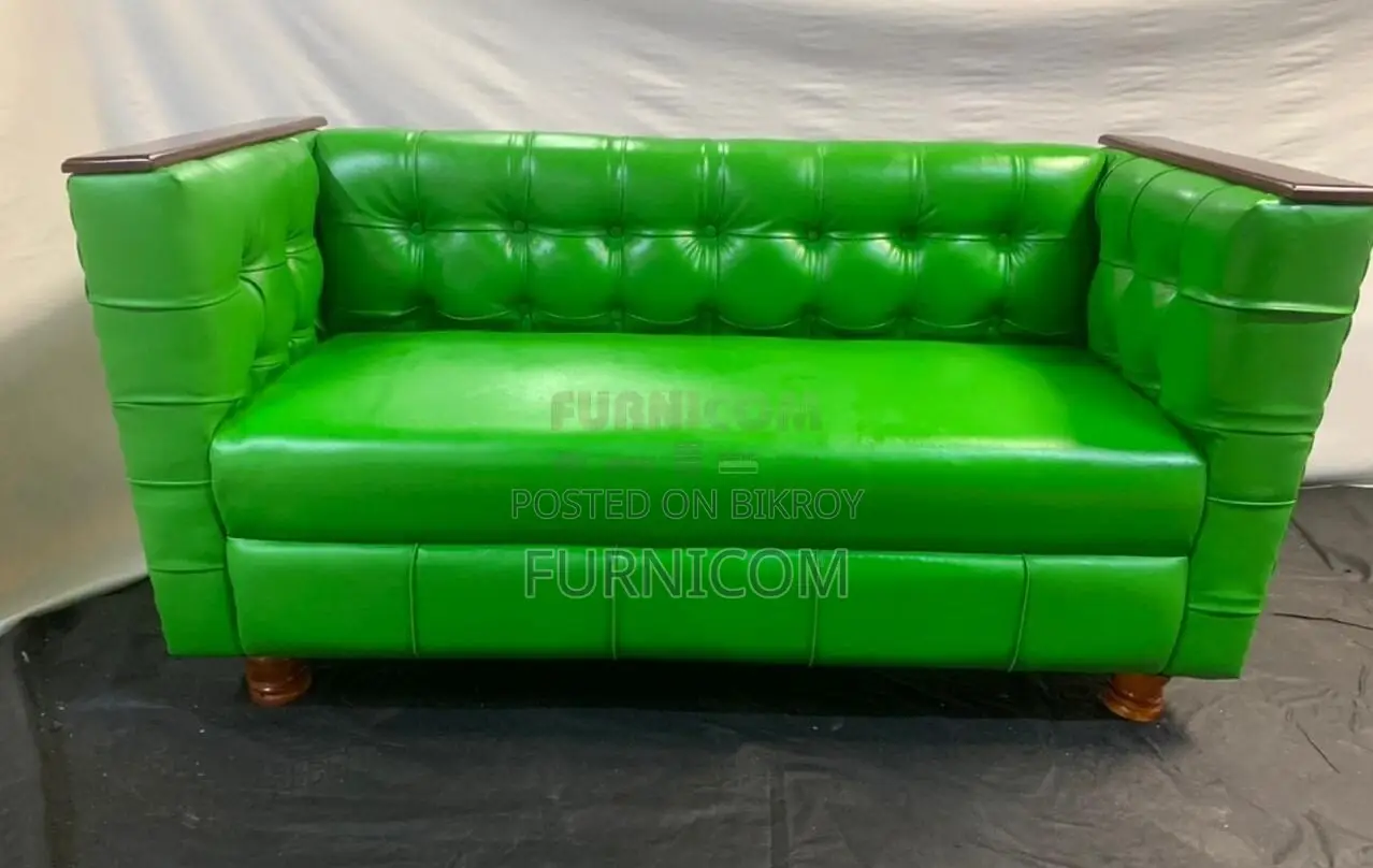 Lacquered Sofa Green (2 seater)