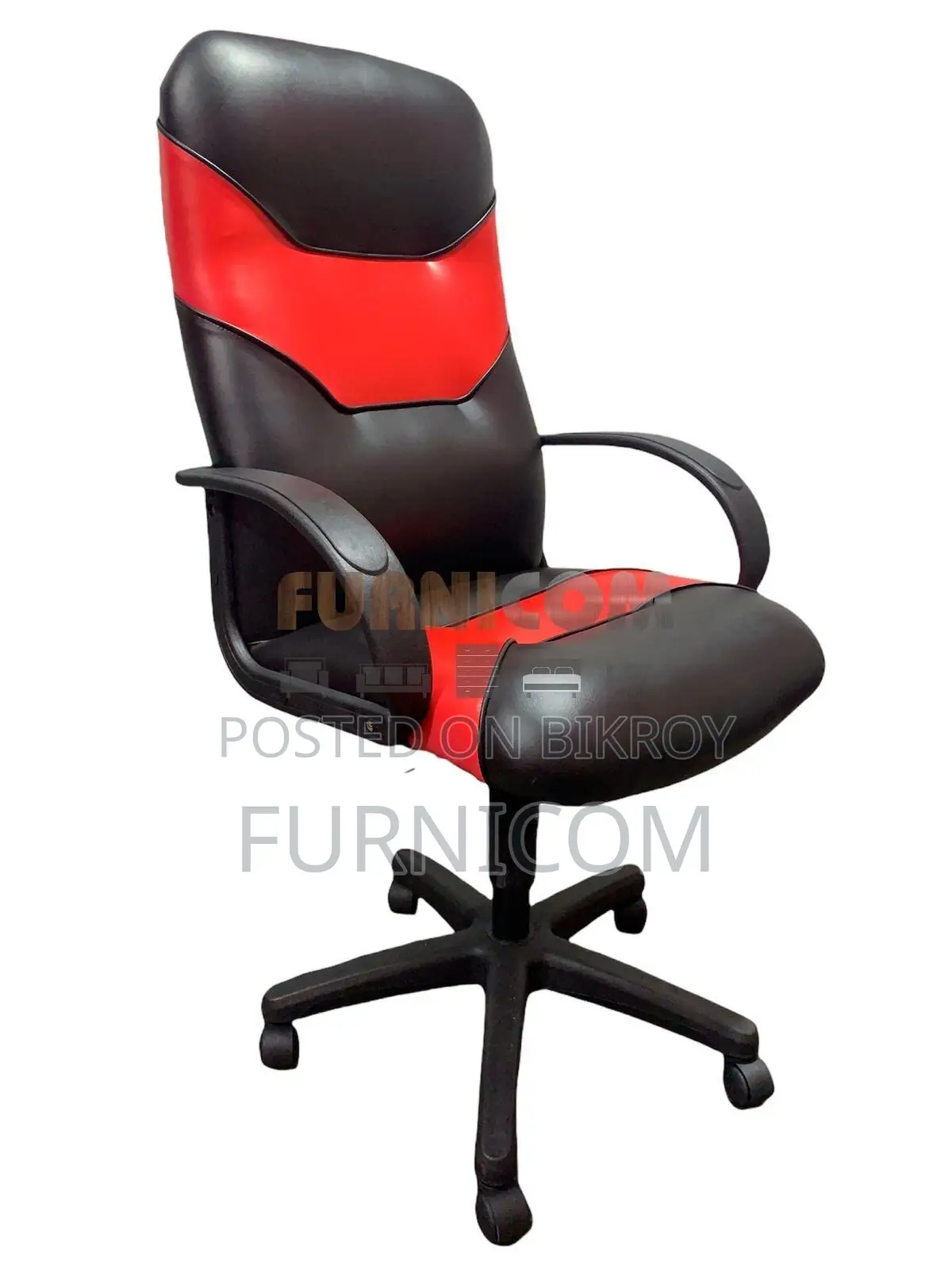 Super Comfy Swivle Executive Home and Office Chair-Faux Leather-MS Fra