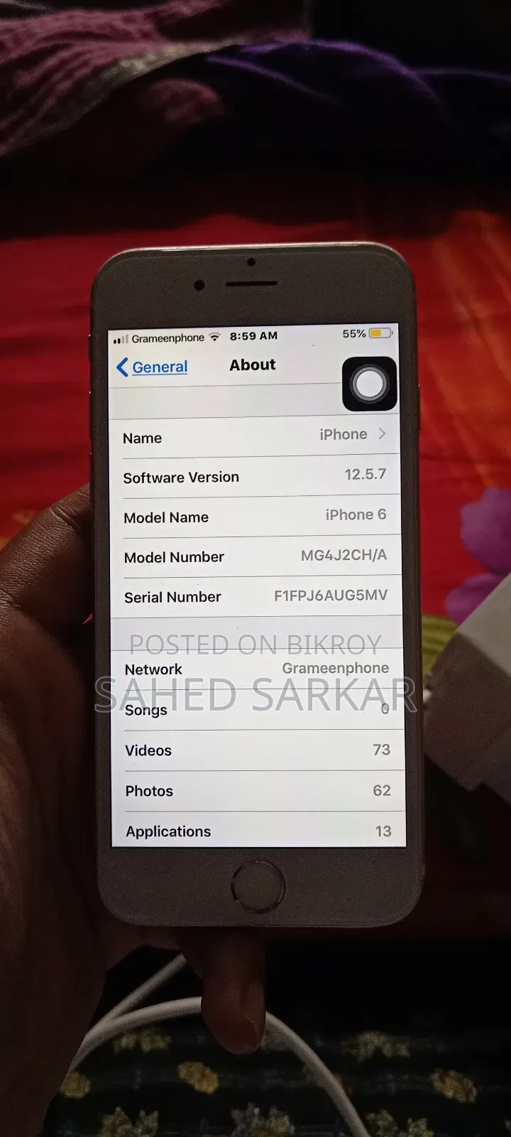 Apple iPhone 6 64 GB Rose Gold