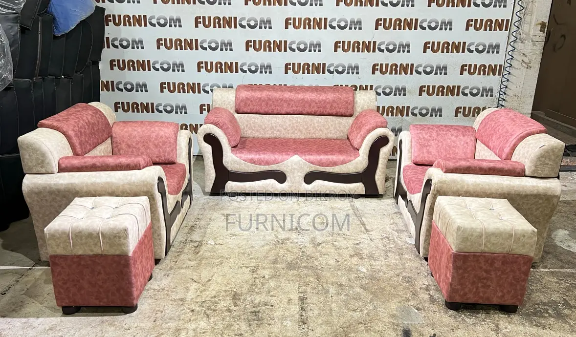 2+1+1 Seater Sofa Set With 2 Tool
