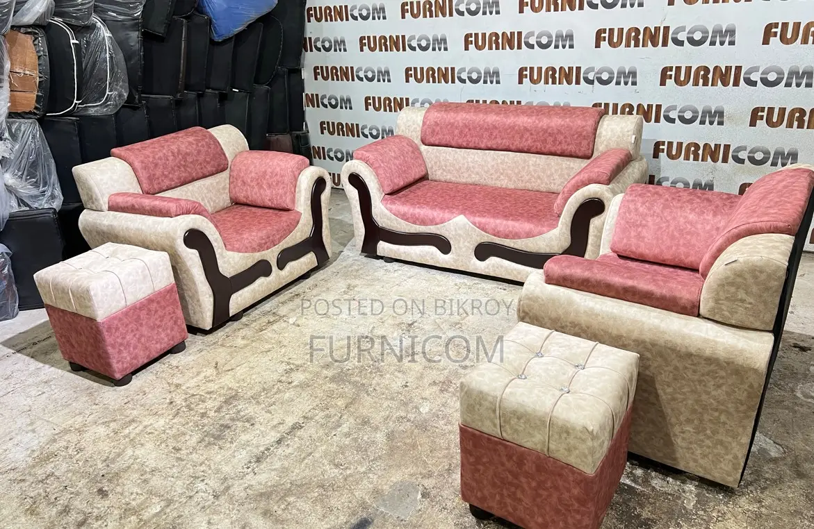 2+1+1 Seater Sofa Set With 2 Tool
