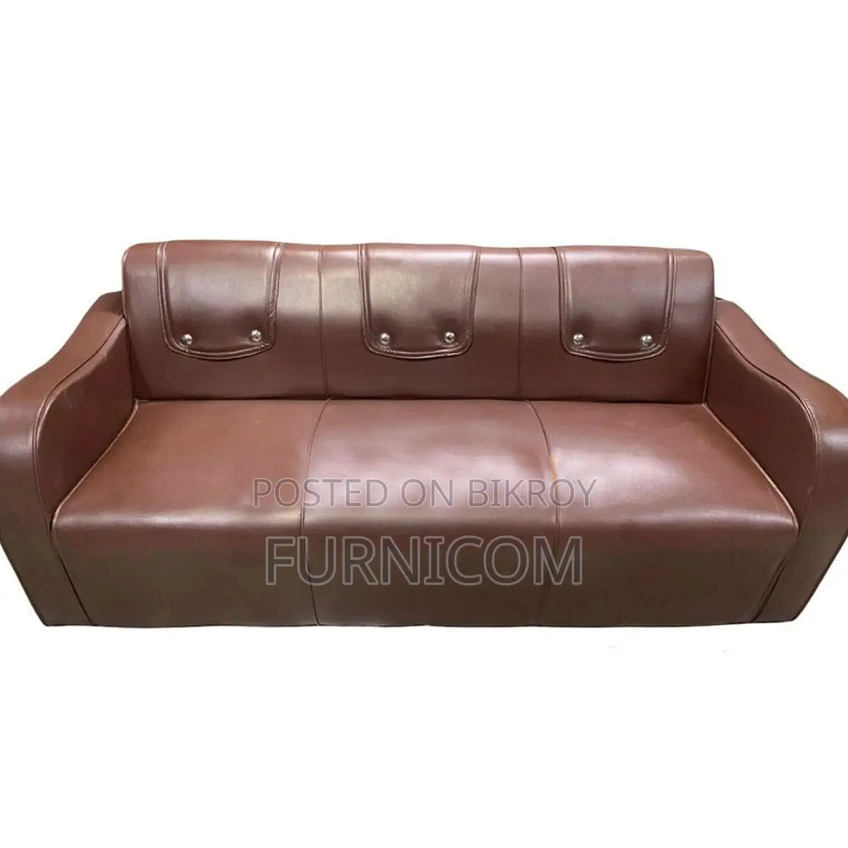 Furnicom Deep Cushioning 3 Seater Sofa for ultimate comfort Living Roo