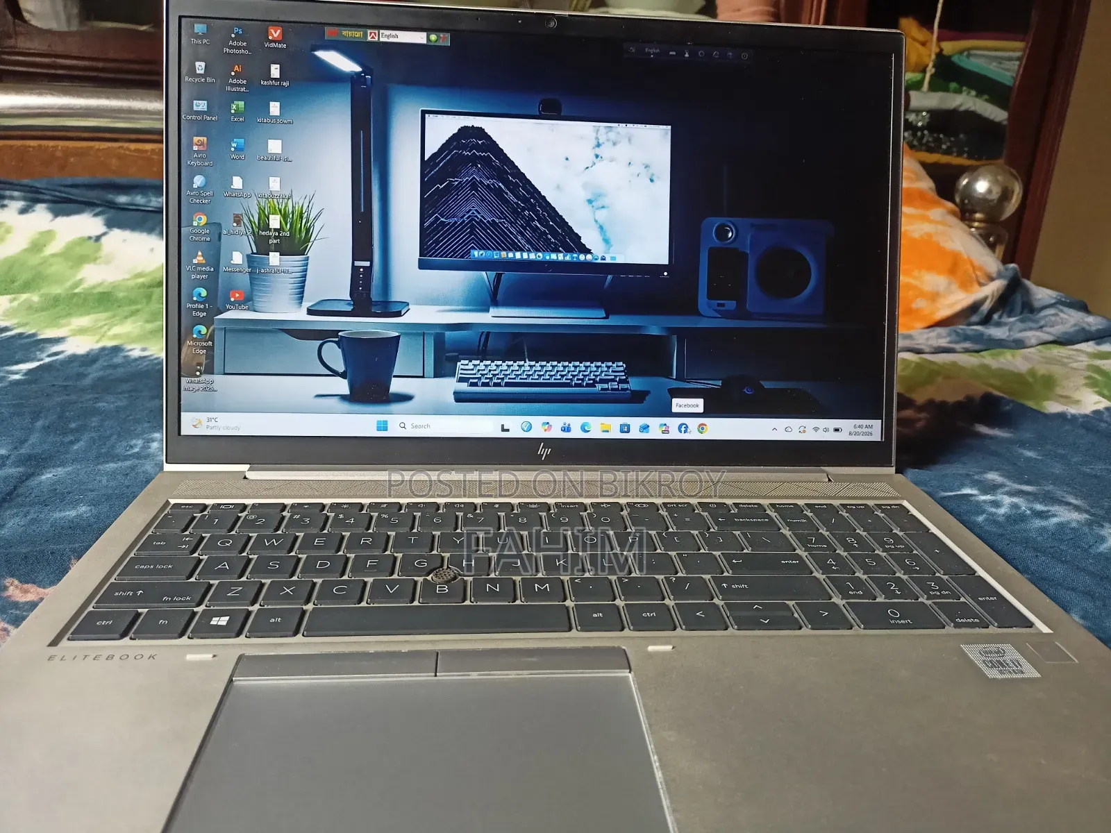 Laptop HP EliteBook 850 G8 16GB Intel Core I7 SSD 512GB