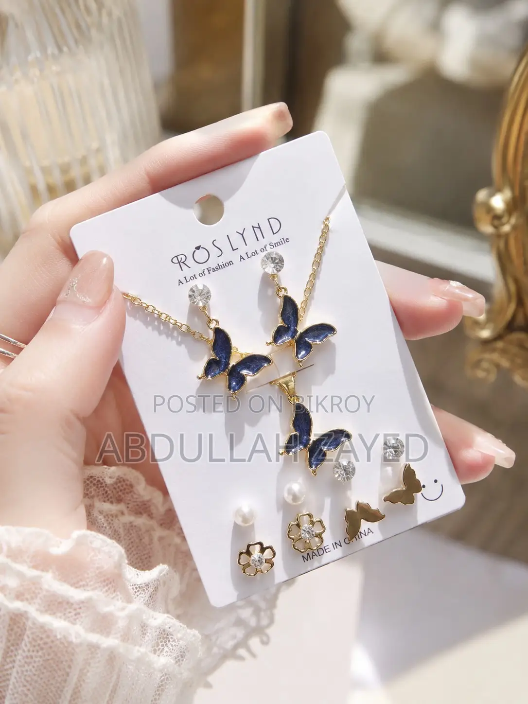 Earrings Necklace Jewellery Set