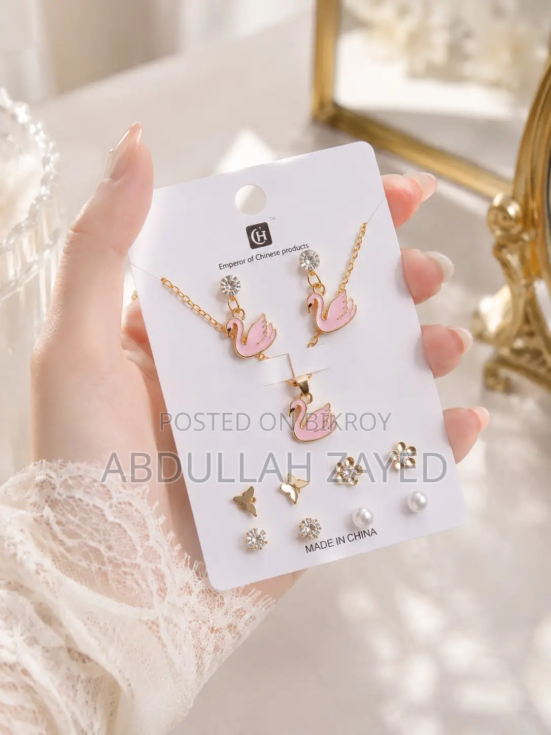 Earrings Necklace Jewellery Set