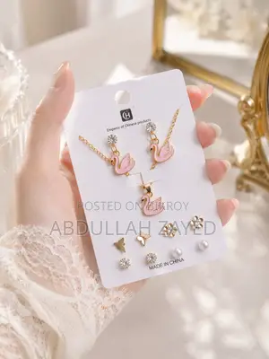 Earrings Necklace Jewellery Set