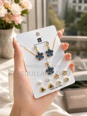 Earrings Necklace Jewellery Set