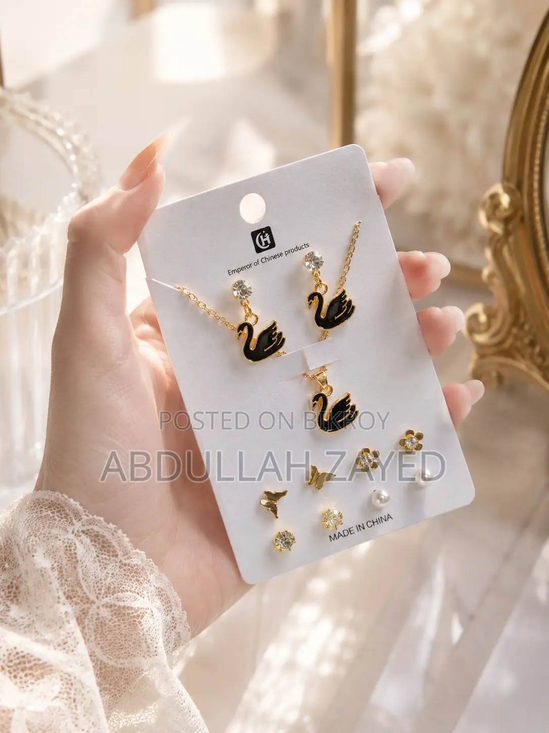 Earrings Necklace Jewellery Set