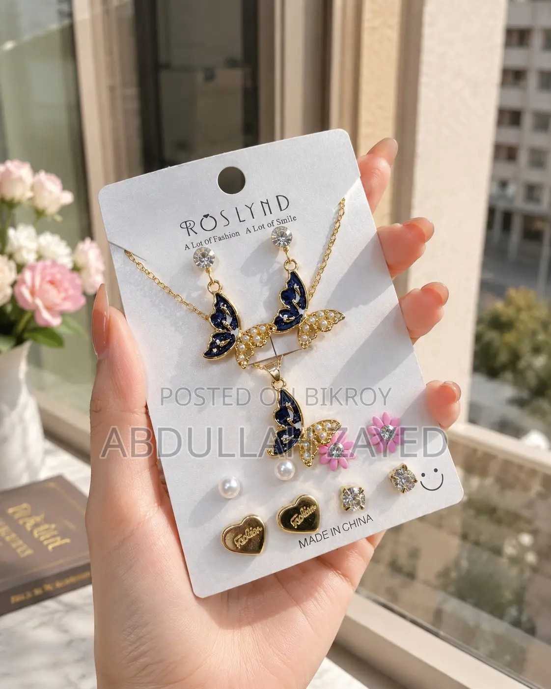 Earrings Necklace Jewellery Set