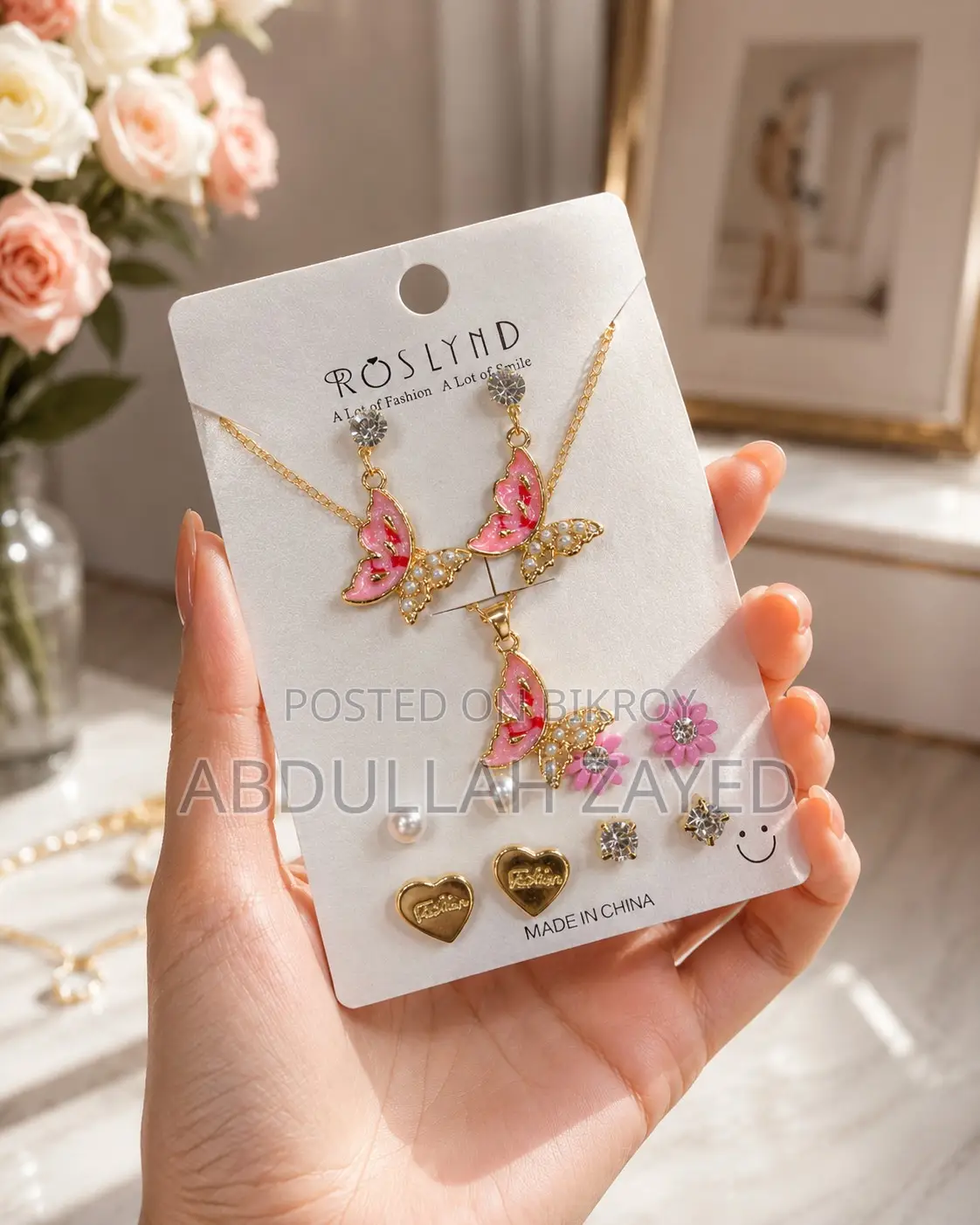 Earrings Necklace Jewellery Set