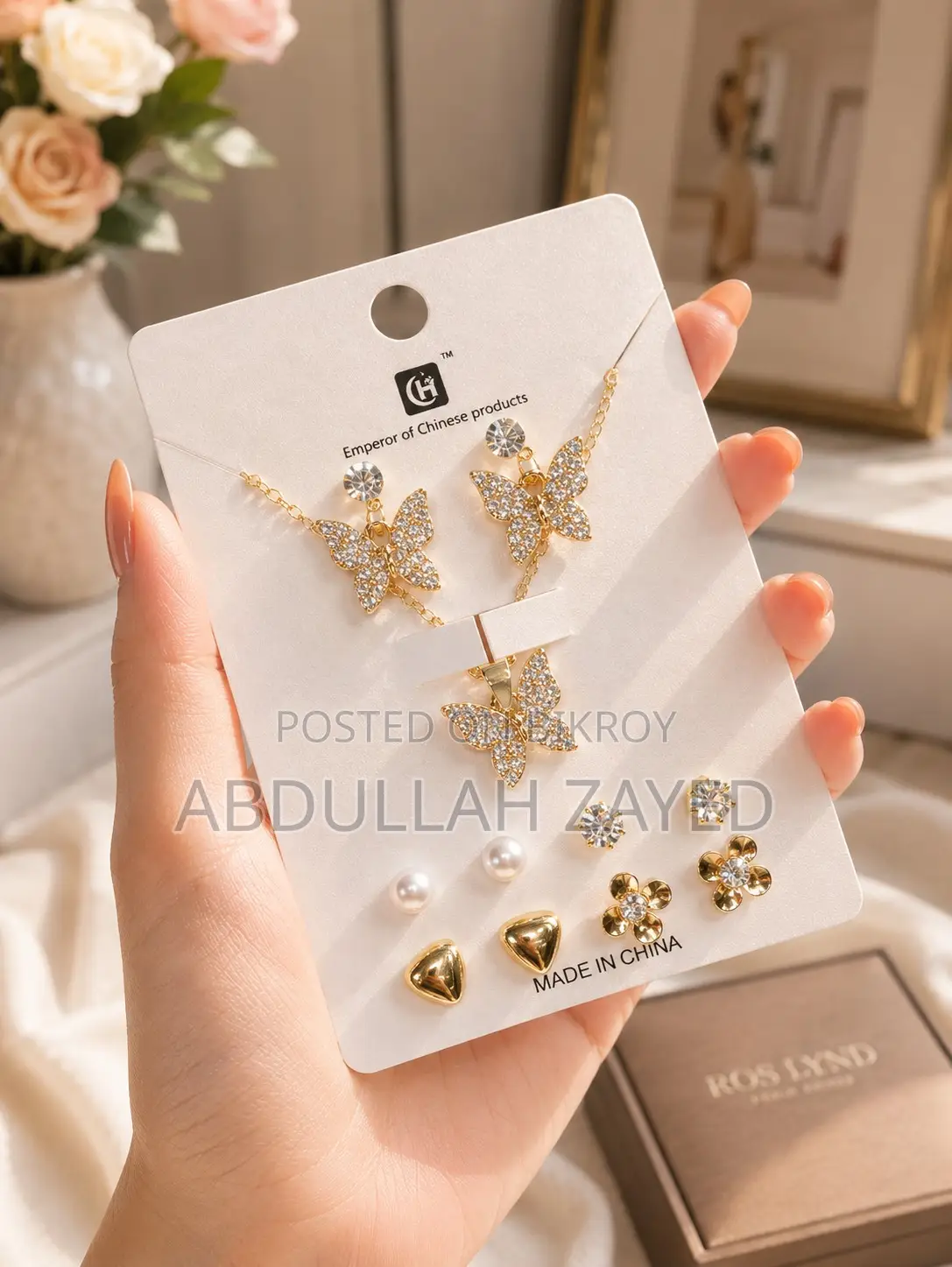 Earrings Necklace Jewellery Set