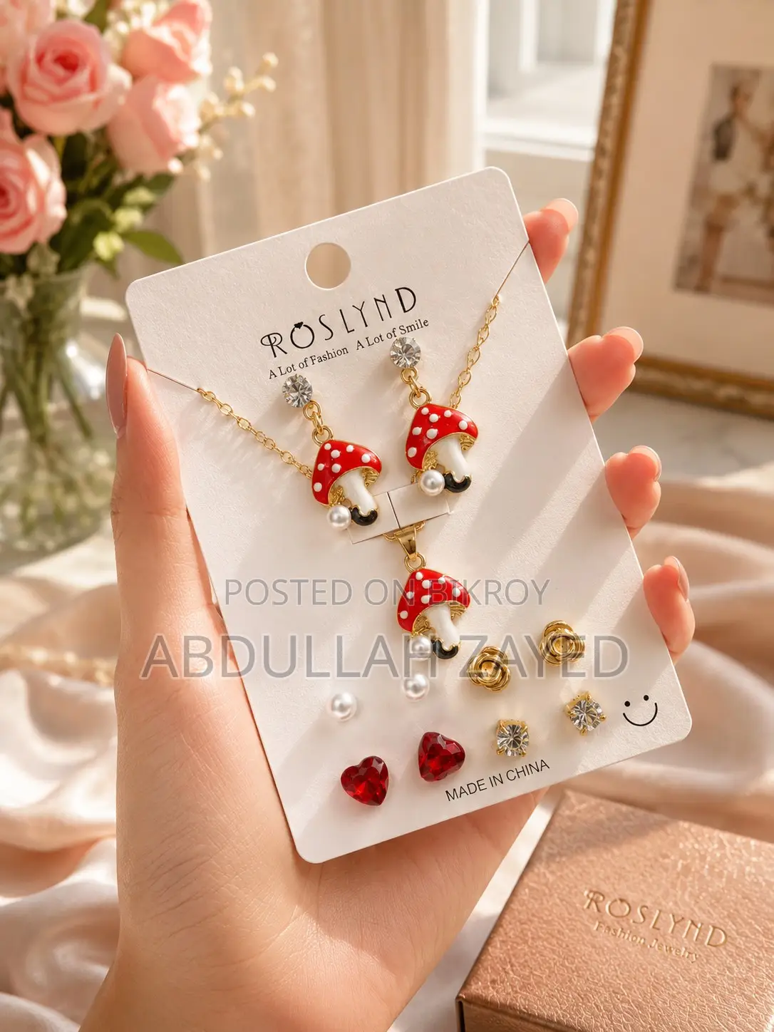 Earrings Necklace Jewellery Set