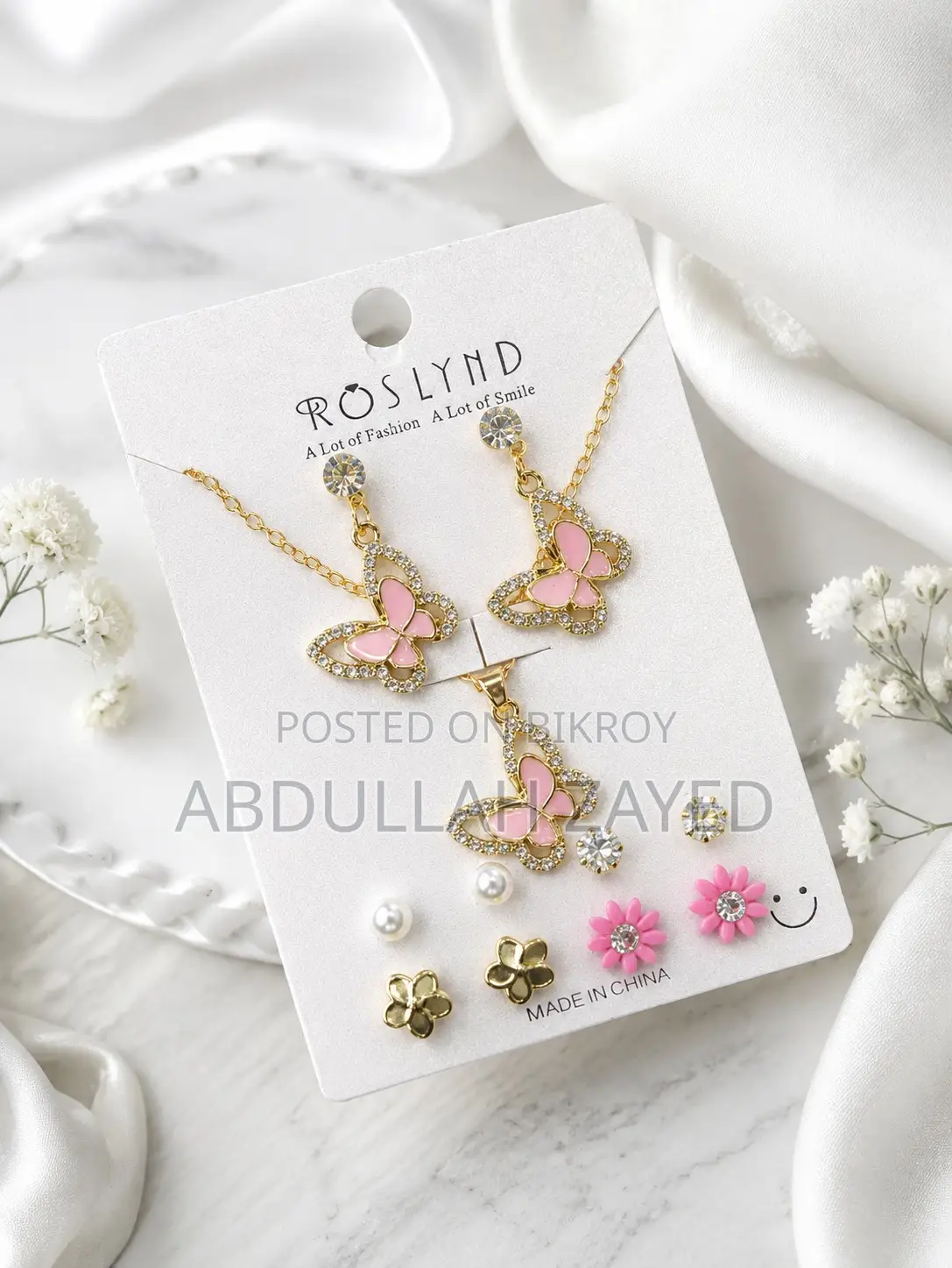 Earrings Necklace Jewellery Set