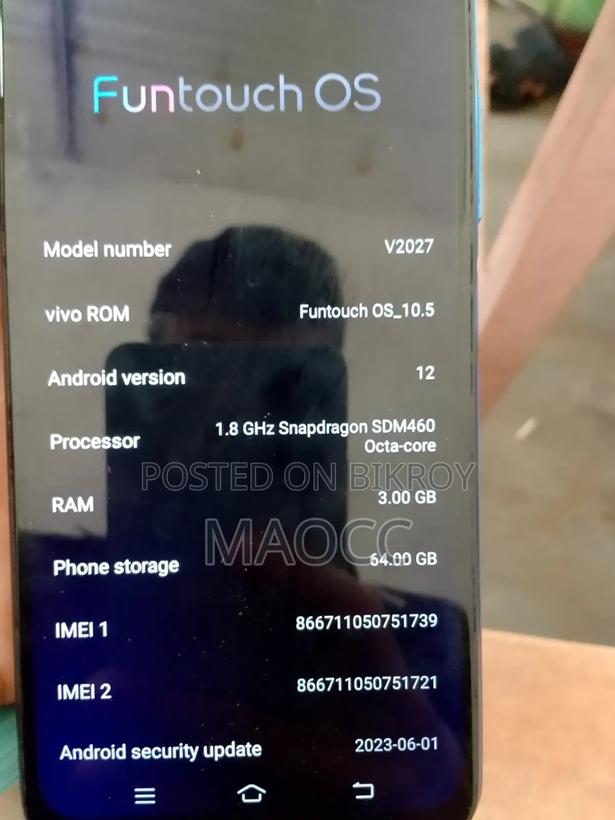 Vivo Y20 2021 64 GB Black