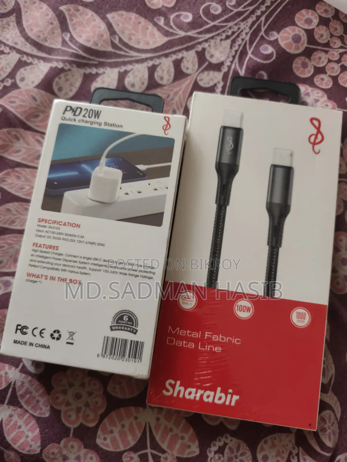 Charger and Cable Type-C