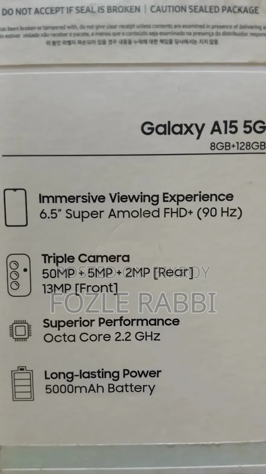 Samsung Galaxy A15 5G 128 GB Blue