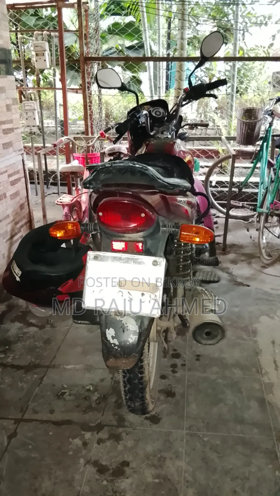 Bajaj Platina 100 2017 Red