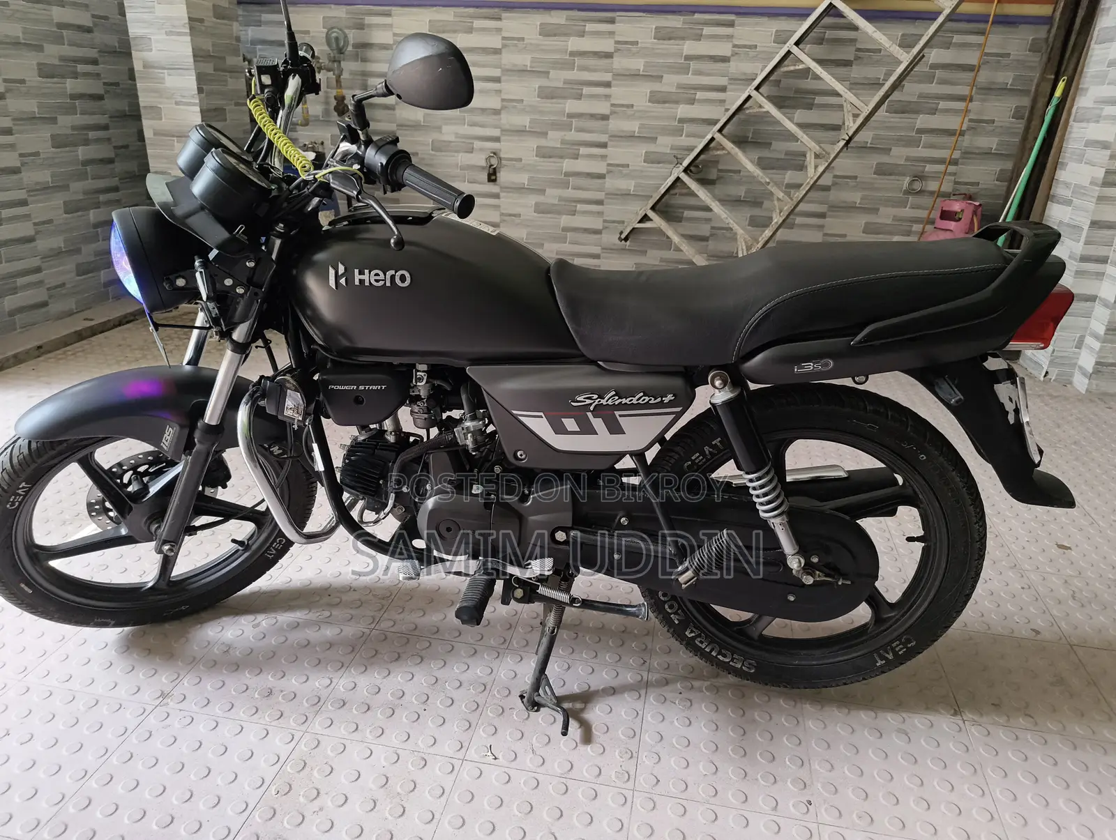 Hero Splendor Plus Sports 2024 Gray