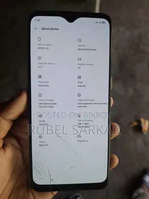 Oppo F15 256 GB Black